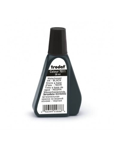 Inchiostro per timbri 7011 TRODAT 28 ml nero 55886