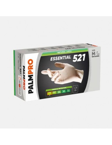 Guanti in lattice con polvere Icoguanti Latex S bianchi scatola da 100 guanti - ESL/SMALL