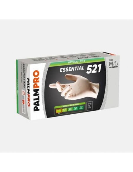 Guanti in lattice con polvere Icoguanti Latex L bianchi scatola da 100 guanti - ESL/LARGE