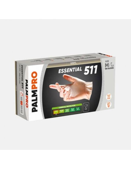 Guanti in vinile senza polvere Icoguanti L trasparenti scatola da 100 guanti - EVSP/LARGE