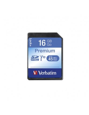 Flash Memory Card SDHC Verbatim 16 GB  43962