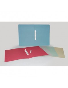 Cartellina ad aghi EURO-CART cartoncino manilla 25x35 cm grigio conf. da 50 pezzi - CM05GR