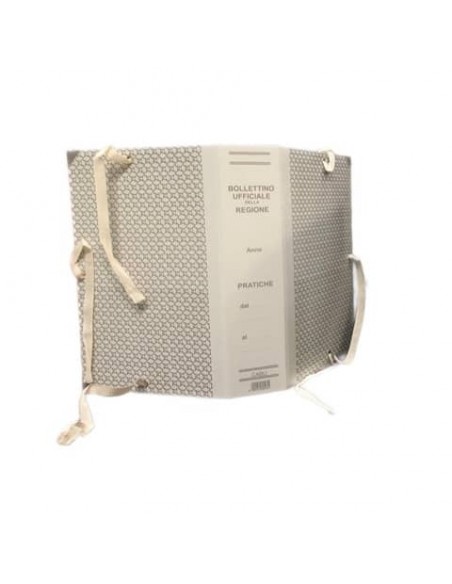 Faldone con lacci occhiellati EURO-CART Bollettino Regionale - cartone da 1