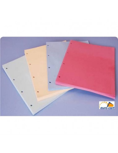 Divisori in cartoncino Manilla con fori EURO-CART 23x30 cm giallo confezione da 100 pz. DM04GI C/FORI_DESK