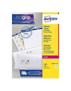 Etichette bianche per indirizzi AVERY Ultragrip™ 63