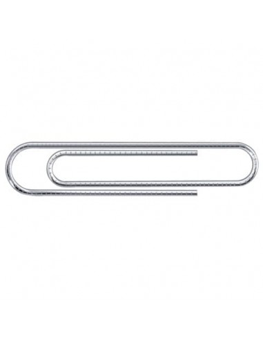 Fermagli Q-Connect filo d'acciaio nichelato 77 mm conf. da 100 - KF01320