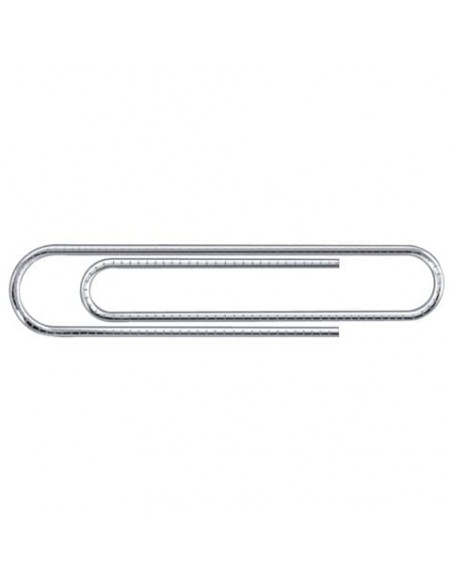 Fermagli Q-Connect filo d'acciaio nichelato 77 mm conf. da 100 - KF01320