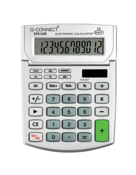 Calcolatrice solare da tavolo Q-Connect M - 12 cifre KF01605