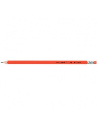 Matita Q-Connect HB con gommino  scatola da 12 pezzi - KF25011