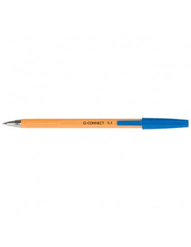 Penna a sfera Q-Connect F blu  conf. da 20 - KF34047
