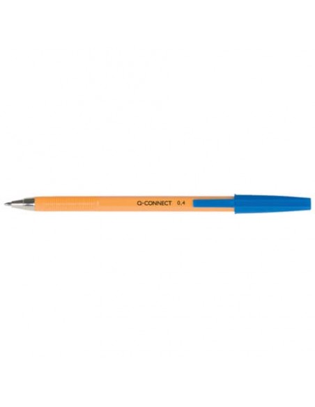 Penna a sfera Q-Connect F blu  conf. da 20 - KF34047