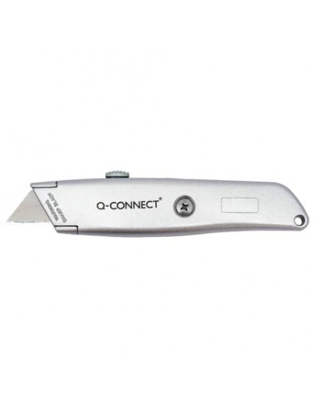 Cutter Q-Connect metallo 18 mm trapezoidale KF10633