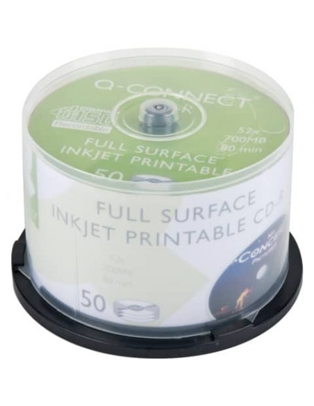 CD-R stampabili Q-Connect spindle 700 MB 80 min 52x conf. 50 - KF18020