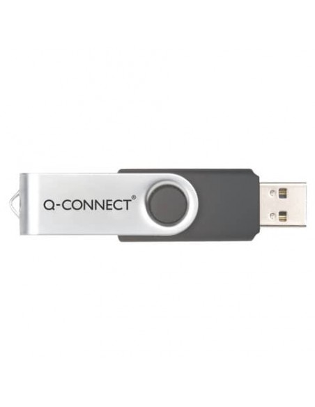Chiavetta USB Q-Connect High Speed 2.0 nero 32 GB con cappuccio di protezione KF76970