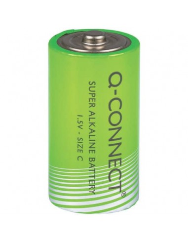Batteria alcalina Q-Connect C/LR14 1.5 V - conf. 2 pz - KF00490