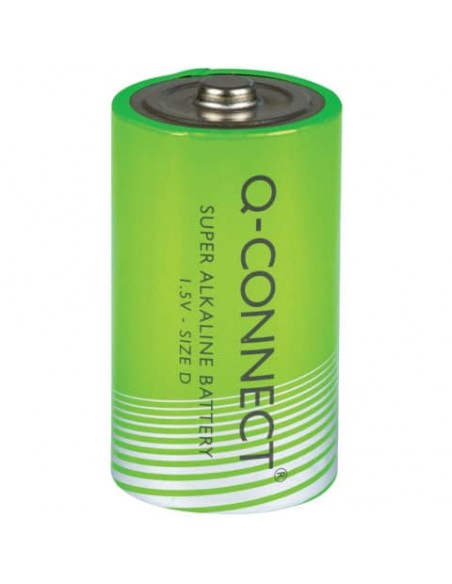 Batteria alcalina Q-Connect D/LR20 1.5 V - conf. 2 pz - KF00491