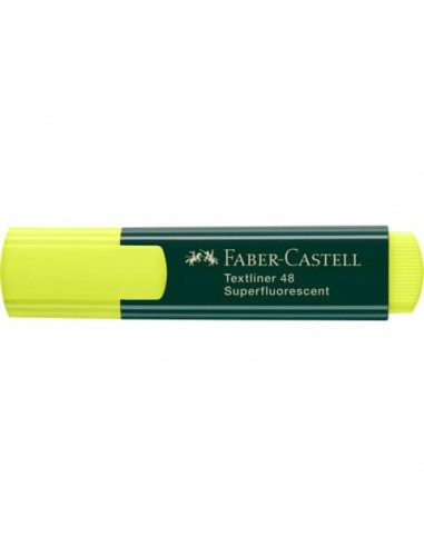 Evidenziatore Faber-Castell Textliner 48 Refill tratto 1-2-5 mm giallo fluo 154807
