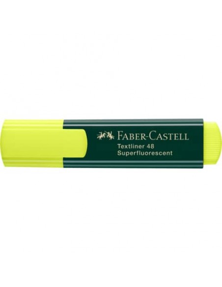 Evidenziatore Faber-Castell Textliner 48 Refill tratto 1-2-5 mm giallo fluo 154807