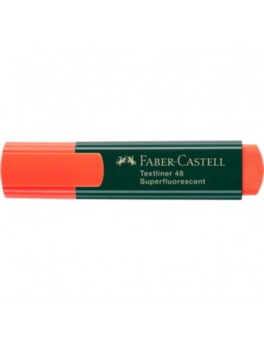 Evidenziatore Faber-Castell Textliner 48 Refill tratto 1-2-5 mm arancione fluo 154815