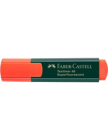 Evidenziatore Faber-Castell Textliner 48 Refill tratto 1-2-5 mm arancione fluo 154815