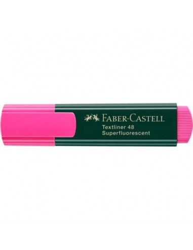 Evidenziatore Faber-Castell Textliner 48 Refill tratto 1-2-5 mm rosa fluo 154828