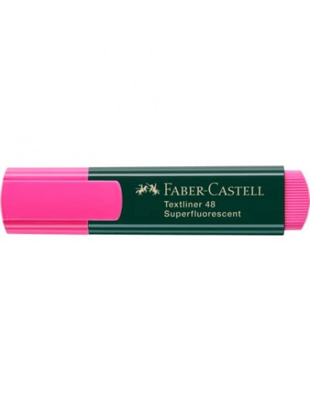 Evidenziatore Faber-Castell Textliner 48 Refill tratto 1-2-5 mm rosa fluo 154828