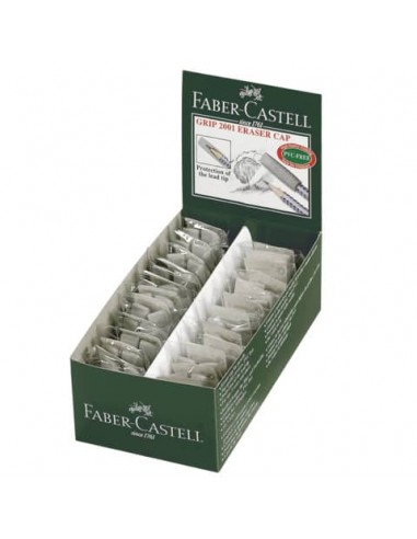 Gommini salvapunta Faber-Castell Grip 2001 grigio bustina da 2 - 187000