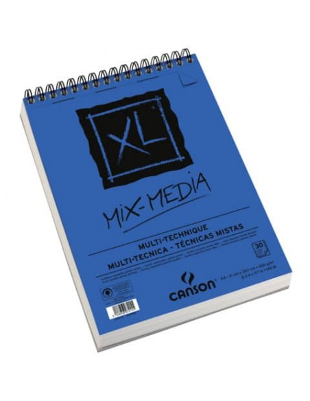 Album spiralato Canson Mix Media XL bianco 300 g/m² 30 fogli A4 C200807215