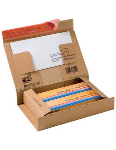 Scatola con tasca interna ColomPac in cartone ondulato f.to 26