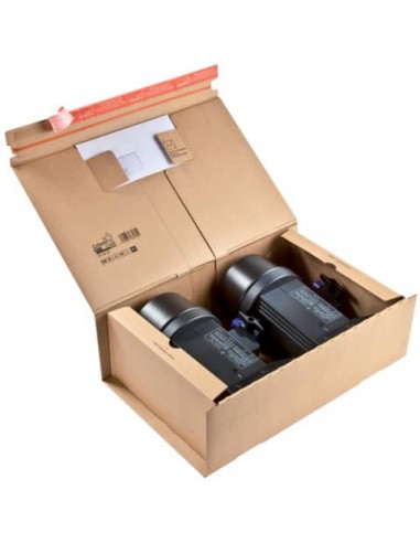 Scatola ColomPac in cartone ondul. - con tasca interna-form. est. 51