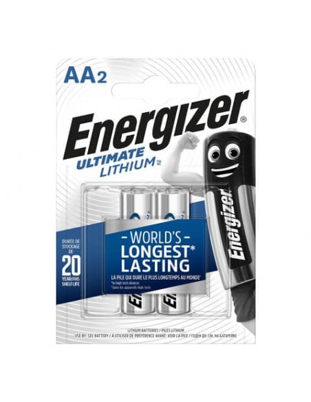 Batterie ENERGIZER Ultimate Lithium AA  conf. da 2 - E301535201