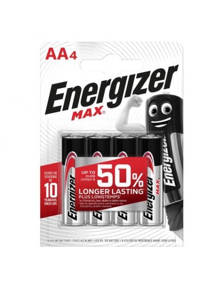 Batterie ENERGIZER Max AA  conf. da 4 - E301530700