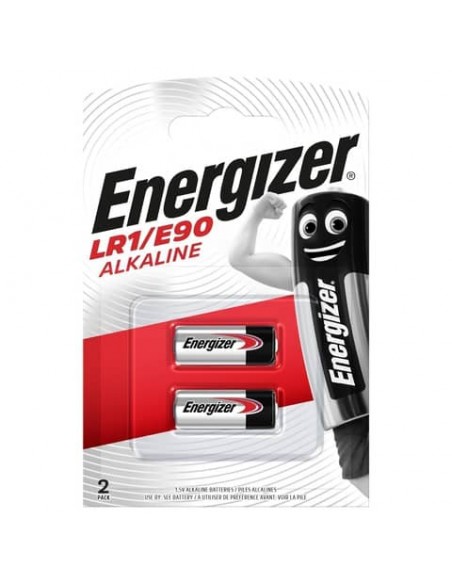 Batterie alcaline a bottone ENERGIZER LR1/E90 conf. da 2 - E300803302