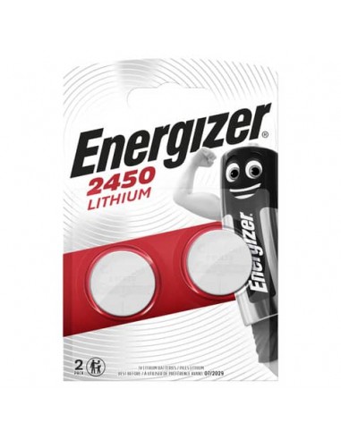 Batterie al litio a bottone Energizer Lithium BP2 - CR2450 conf. da 2 - E300830703