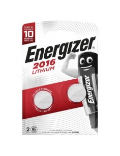 Batterie al litio a bottone Energizer Lithium BP2 - CR2016 conf. 2 pezzi - E301021903