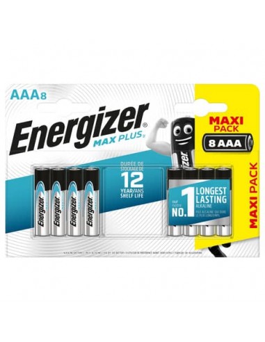 Batterie ENERGIZER Max Plus AAA  conf. da 8 - E301322500