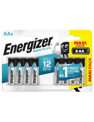 Batterie ENERGIZER Max Plus AA  conf. da 8 - E301324600