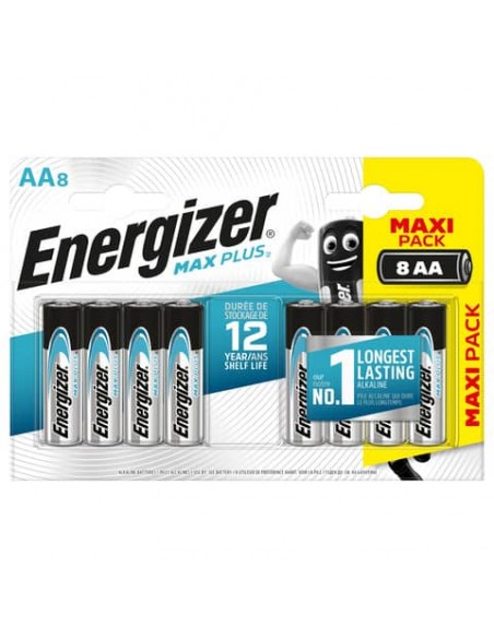 Batterie ENERGIZER Max Plus AA  conf. da 8 - E301324600