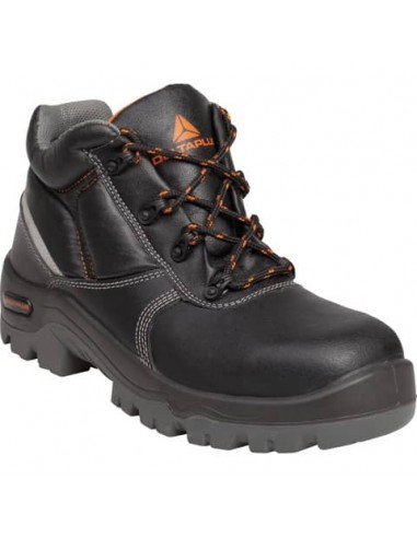 Scarpe lavoro Delta Plus basse Phoenix S3 -pelle croste pigmentata- trattamento impermeabilizzante nero -39- PHOENS3NO39