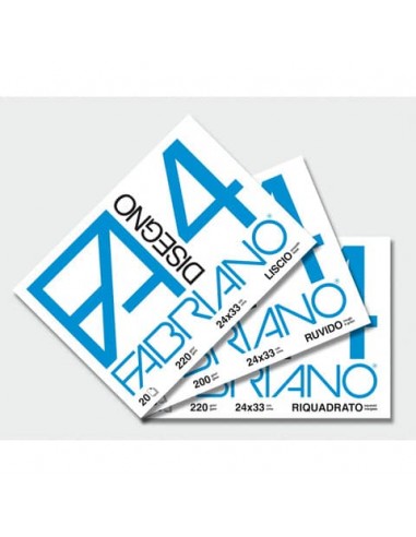 Album da disegno Fabriano F4 200 g/m² 24x33 cm - 20 ff. ruvidi 05000597