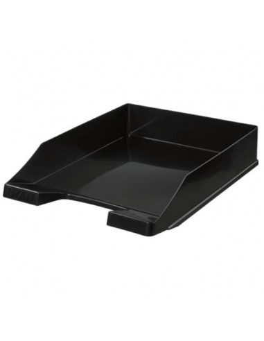 Vaschetta portacorrispondenza accatastabile KLASSIK A4/C4 HAN in polistirolo nero lucido - 1027-X-13