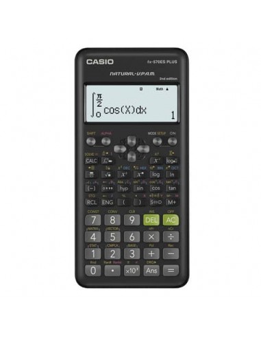 Calcolatrice scientifica Casio FX-570ES PLUS con 417 funzioni. Ammessa alla Maturità - FX-570ESPLUS-2WETV