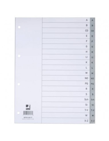 Divisori alfabetici Q-Connect A-Z 22