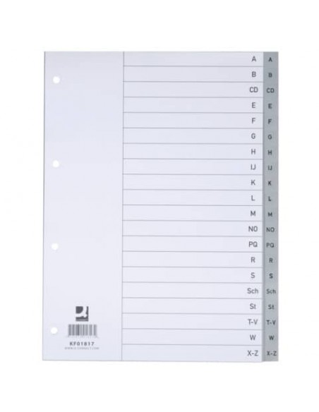 Divisori alfabetici Q-Connect A-Z 22