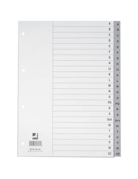 Divisori alfabetici Q-Connect A-Z 22