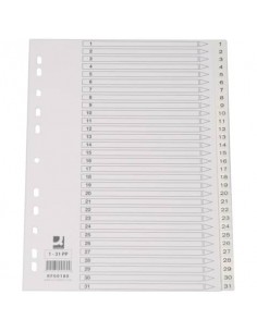 Divisore numerico Q-Connect bianco 22