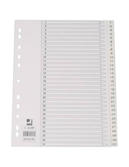 Divisore numerico Q-Connect bianco 22