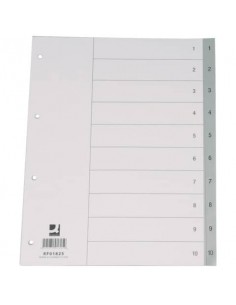 Divisore numerico Q-Connect grigio 22