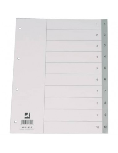 Divisore numerico Q-Connect grigio 22