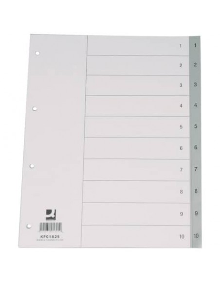 Divisore numerico Q-Connect grigio 22